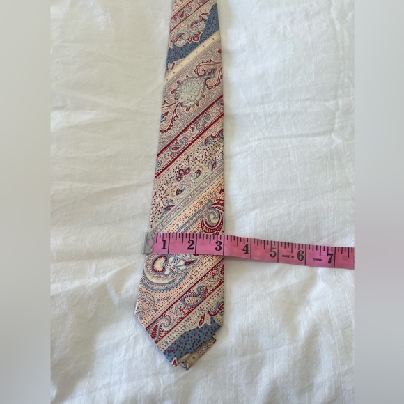 Vintage Liberty Of London By Berkley | Silk Neck Tie Cotton Paisley Preppy - Picture 6 of 6